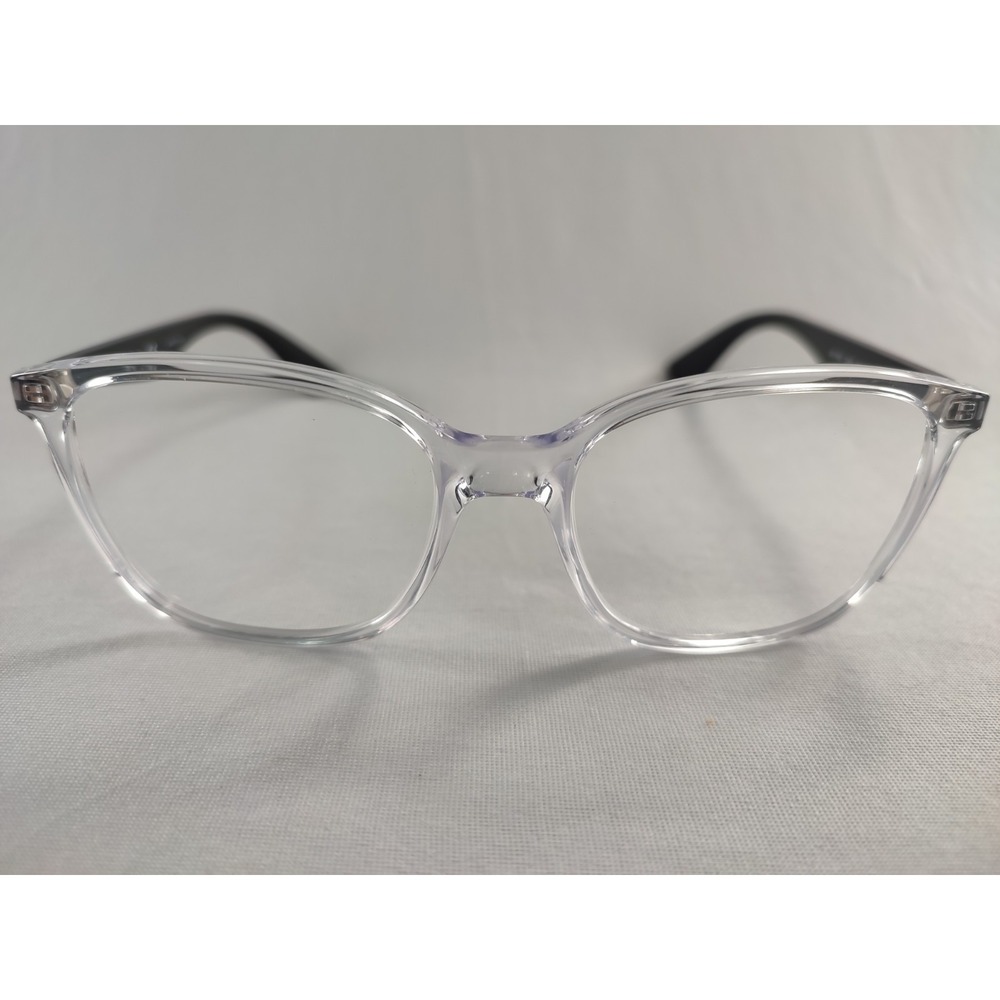 Ray-Ban RB‎ 7066 5943 Eyeglasses Frames Clear Transparent Black 52-17-140 Mint